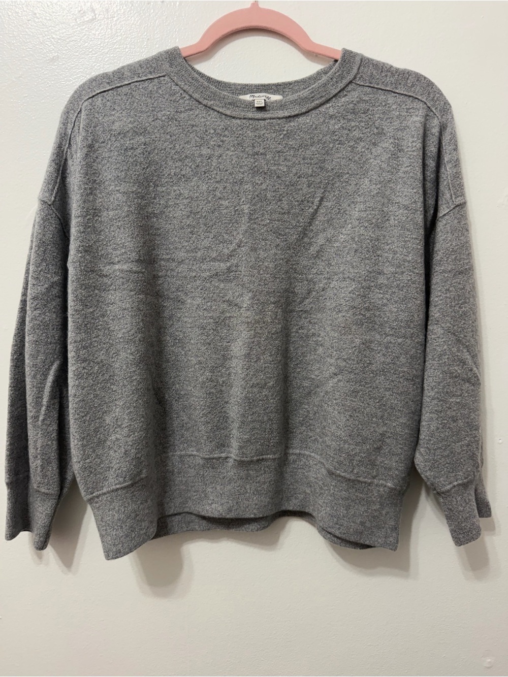 MADEWELL
Merino Wool Pullover Sweater Crewneck Gray Women’s Sweater